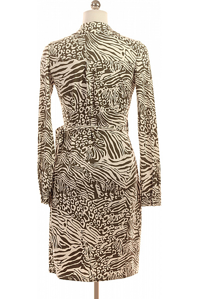 Orsay Dámské zavinovací šaty s dlouhým rukávem zvířecí vzor hnědé Velikost S | Orsay | obrázek 2