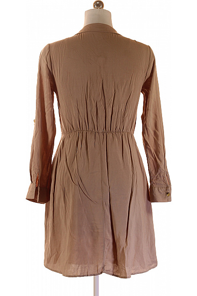 Košilové  Šaty Béžové GATE Vel. 38 | GATE | obrázek 3