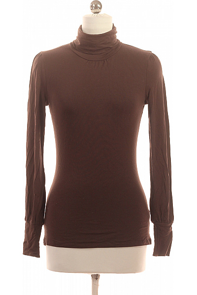 InWear Dámský Hnědý úzký Rolák S Dlouhým Rukávem Basic Velikost XS