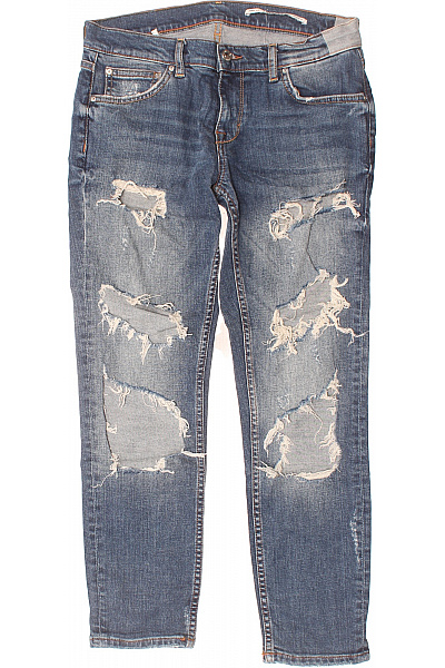 Roztrhané Dámské Džíny Modré ZARA Vel. 36
