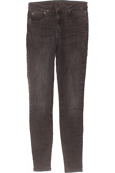 Amisu Dámské Džíny Černé Second Hand