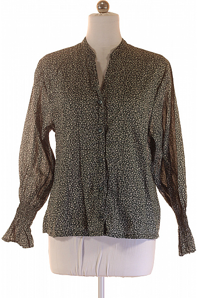 Vzorovaná Dámská Košile Zelená LINDEX Vel. M