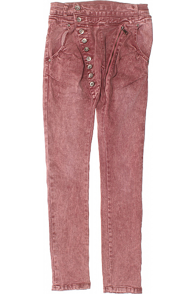 Boyfriend Dámské Džíny Fialové Vel. S