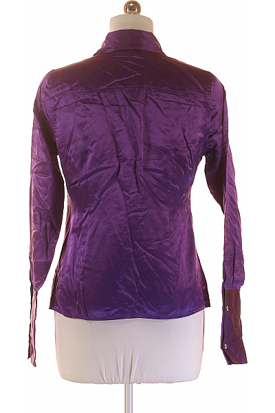 Společenská Dámská Košile Hedvábná Fialová Vel. 38 | Heine | obrázek 3