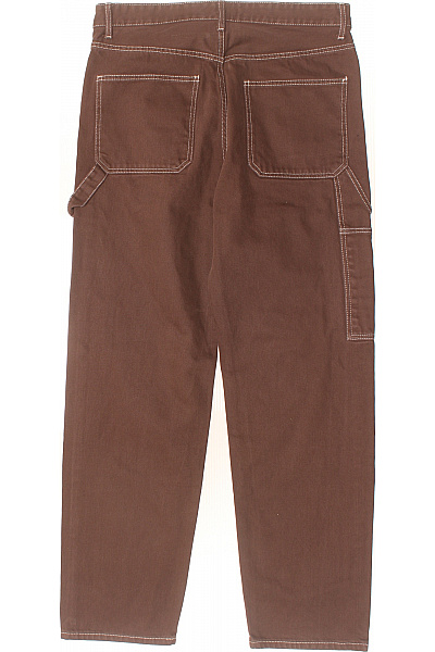 Bershka Pánské Rovné Džíny Hnědé | Bershka | obrázek 2