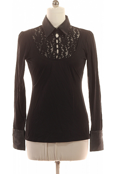  Halenka Jednobarevná Černá Van Laack Second hand Vel. 38 | van Laack | obrázek 2