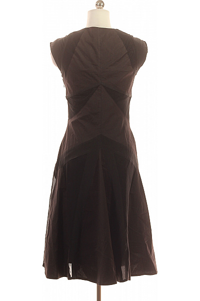 Reiss Dámské šaty krátký rukáv elegantní midi černé Velikost 10 | Reiss | obrázek 2