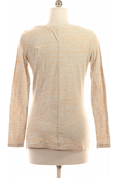 Esmara Dámské tričko dlouhý rukáv melír béžové oranžové basic Vel. 36/38 | Esmara | obrázek 2