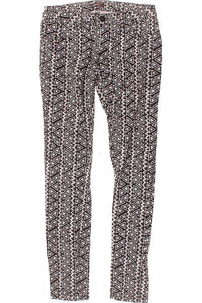 Dámské Kalhoty Černobílé FB SISTER Vel. L | FB SISTER | obrázek 2