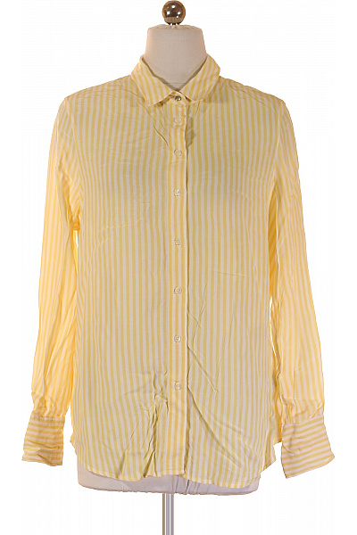 TOMMY HILFIGER Dámská pruhovaná košile s dlouhým rukávem žlutá Velikost 8 | TOMMY HILFIGER | obrázek 2