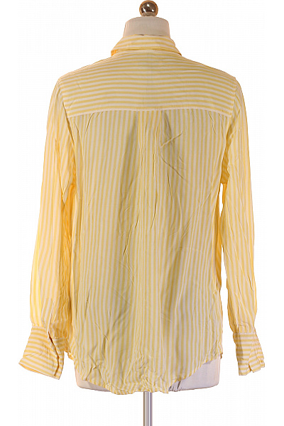 TOMMY HILFIGER Dámská pruhovaná košile s dlouhým rukávem žlutá Velikost 8 | TOMMY HILFIGER | obrázek 3