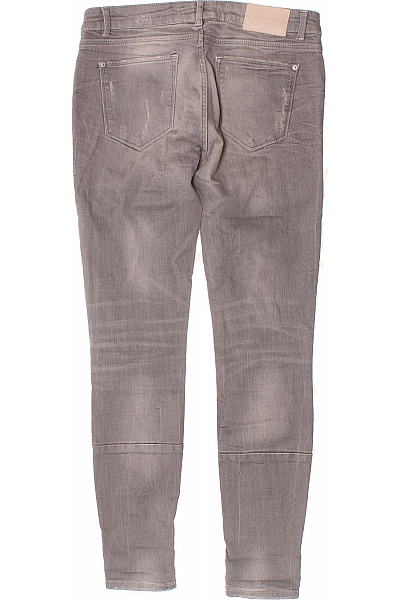 ZARA Roztrhané Dámské Džíny Šedé Second hand Vel.  38 | ZARA | obrázek 2