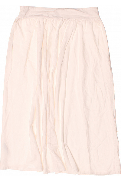 Dlouhá  Sukně Bílá Second hand Vel. XXL | BELOVED | obrázek 3