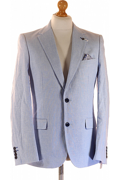 Pánské Volnočasové Sako Modré HARRY BROWN Vel. 38R | HARRY BROWN | obrázek 2