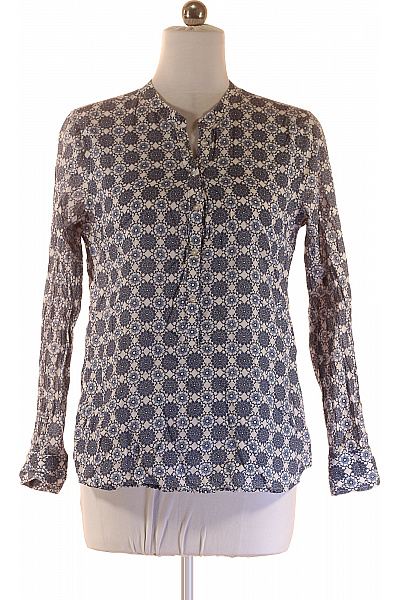 Franco Callegari Vzorovaná  Halenka Modrá Second hand Vel. 42 | Franco Callegari | obrázek 2