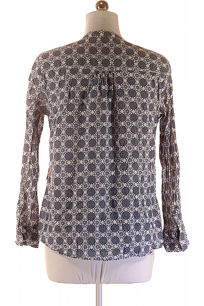 Franco Callegari Vzorovaná  Halenka Modrá Second hand Vel. 42 | Franco Callegari | obrázek 3