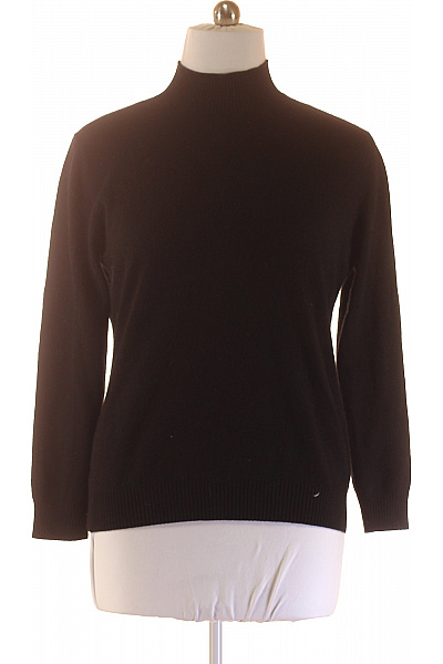 Zwillingsherz Dámský Svetr Kašmírový Černý Vel. XL