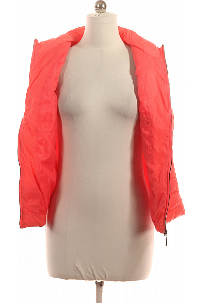 Dámská oranžová prošívaná zateplená vesta bez rukávů teplá Vel. 42 | Unimoda | obrázek 4