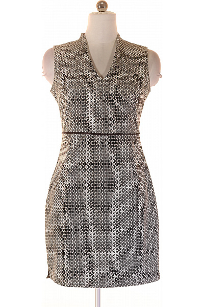 Pouzdrové šaty  Šaty Černobílé Louche Vel. M