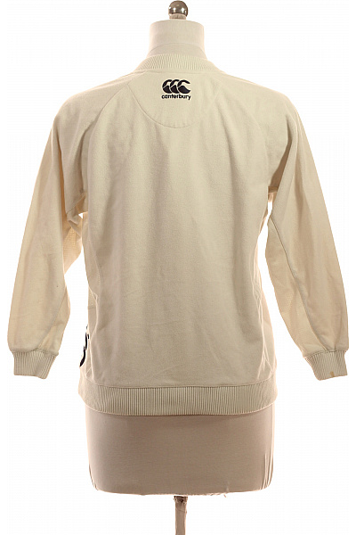 canterbury dámská mikina s dlouhým rukávem béžová s výšivkou přes hlavu sportovní Velikost LB | canterbury | obrázek 2