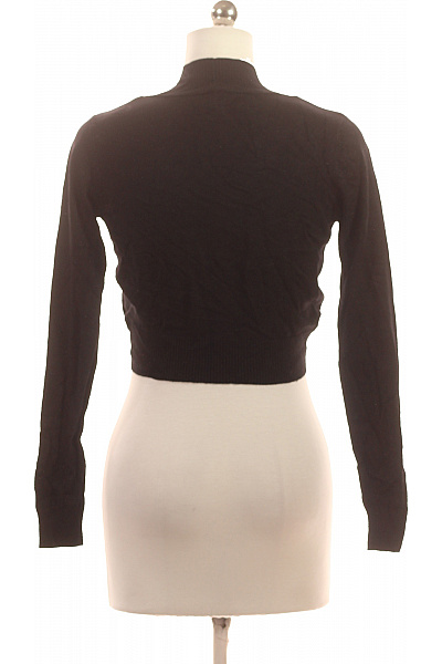 FISHBONE Dámské černé bolerko s dlouhým rukávem žebrovaný úplet Velikost S | FISHBONE | obrázek 2