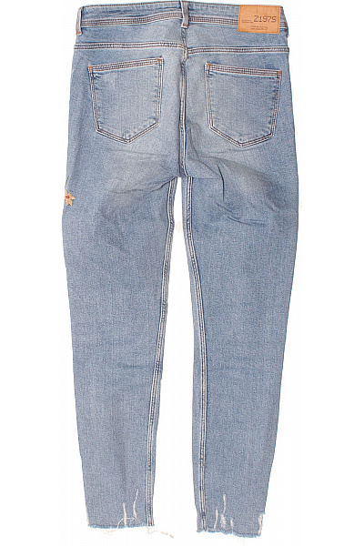 ZARA Roztrhané Dámské Džíny Modré Vel.  36 | ZARA | obrázek 2