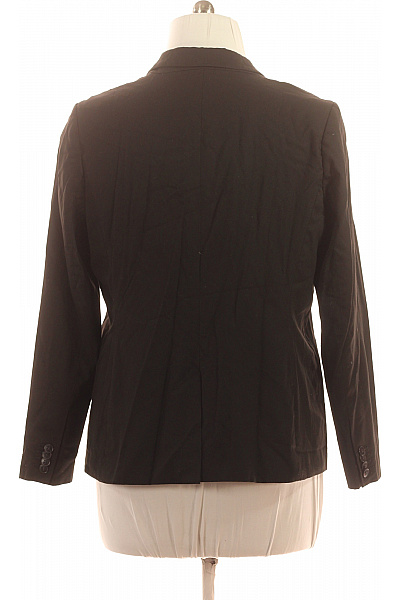 CAPSULE Dámský polyesterový černý blejzr vypasovaný jednořadé s jedním knoflíkem business ležérní Velikost 46 | CAPSULE | obrázek 3