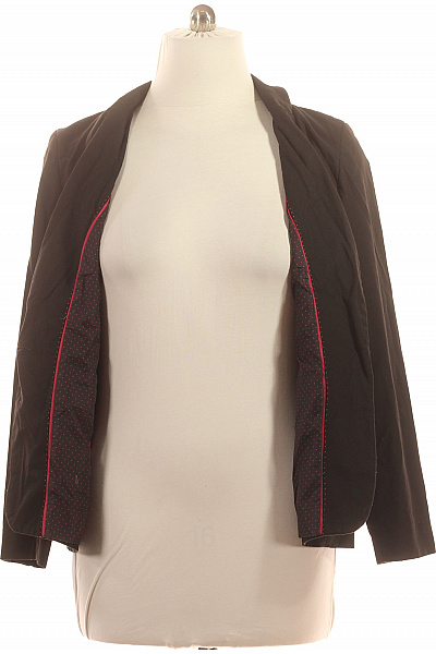 CAPSULE Dámský polyesterový černý blejzr vypasovaný jednořadé s jedním knoflíkem business ležérní Velikost 46 | CAPSULE | obrázek 4