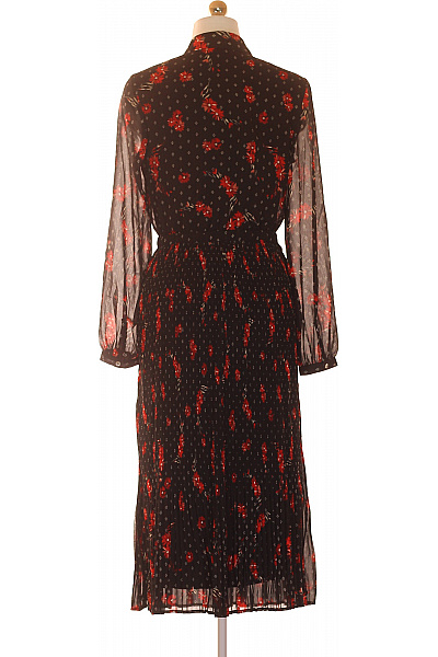 s.OLIVER dámské šaty s dlouhým rukávem květované midi Vel. 34 | s.OLIVER | obrázek 3