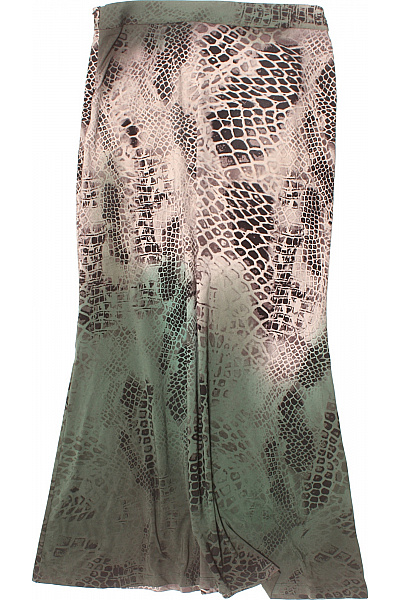 Dlouhá  Sukně Zelená Second hand Vel. 40 | Unimoda | obrázek 3