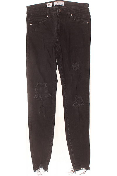 Bershka Dámské Džíny Černé Vel. 36