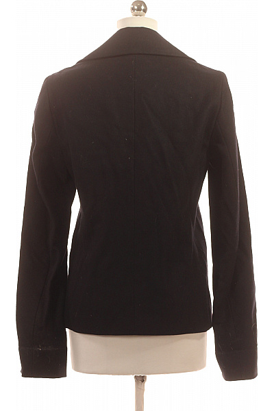 Dámský Kabát Černý Donna Karan Second hand Vel. S | Donna Karan | obrázek 3