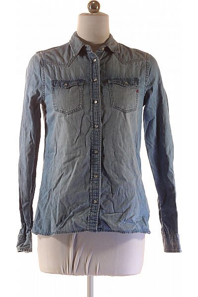 REPLAY Dámská Košile Modrá | REPLAY | obrázek 2