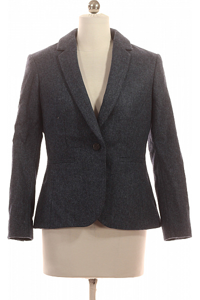 Hobbs Dámské Sako Vlněné Modré Vel. 36