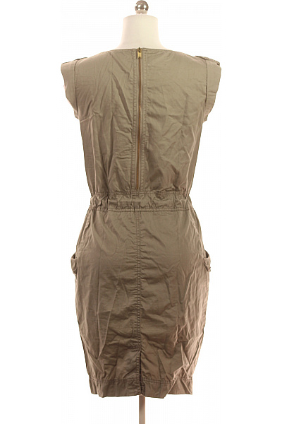 InWear Khaki dámské šaty safari styl se zipy a stahováním v pase Velikost M | InWear | obrázek 3