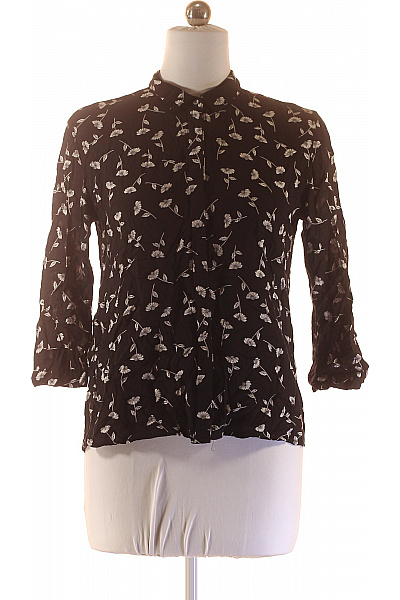 STRADIVARIUS Dámská Košile Černá Second hand Vel. L | STRADIVARIUS | obrázek 2