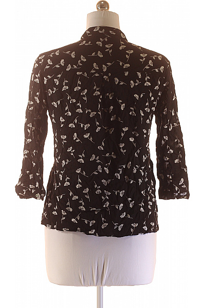 STRADIVARIUS Dámská Košile Černá Second hand Vel. L | STRADIVARIUS | obrázek 3