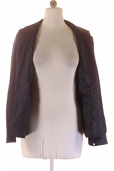 VERO MODA Dámské bavlněné sako tmavě modré elegantní vypasované jednořadé společenské Vel. L | VERO MODA | obrázek 4