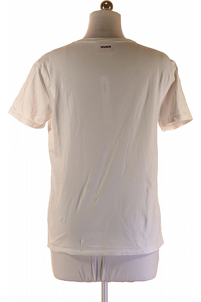 Hugo Boss Dámské bílé basic tričko s krátkým rukávem a kulatým výstřihem Velikost L | Hugo Boss | obrázek 3
