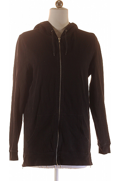 Dámská Mikina Rozepínací Černá Asos Second Hand Vel. M