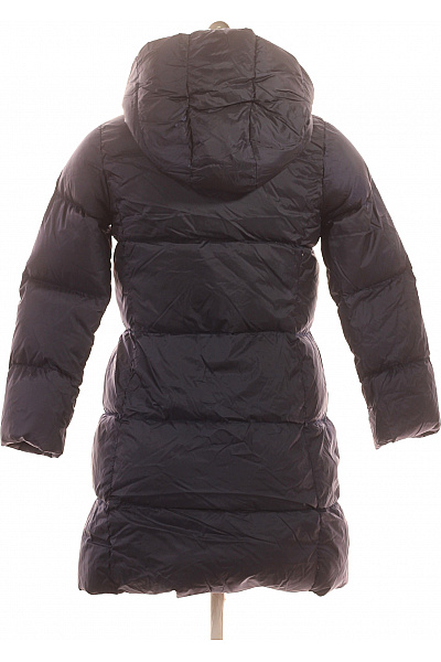 Ralph Lauren Dívčí péřová bunda s kapucí dlouhá prošívaná tmavě modrá Vel. 8-10 | Ralph Lauren | obrázek 2