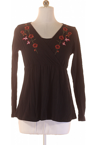 Mama Licious Dámské Tričko S Potiskem Černé Vel. M