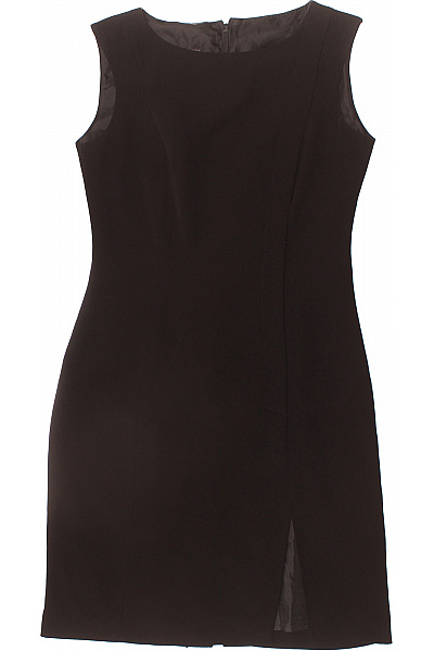 BANANA REPUBLIC Černé pouzdrové šaty bez rukávů se zipem a rozparkem Velikost M | BANANA REPUBLIC | obrázek 2