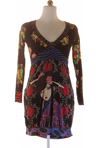  Mikinové Šaty Barevné DESIGUAL Second hand Vel. L | DESIGUAL | obrázek 2