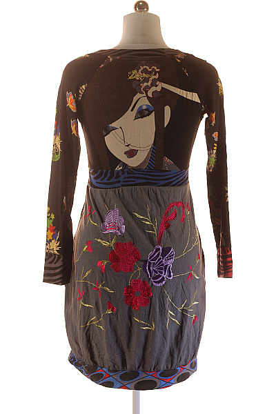  Mikinové Šaty Barevné DESIGUAL Second hand Vel. L | DESIGUAL | obrázek 3