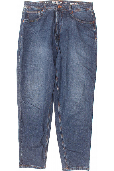 Dámské Džíny Modré CLOCKHOUSE Second Hand Vel. 42