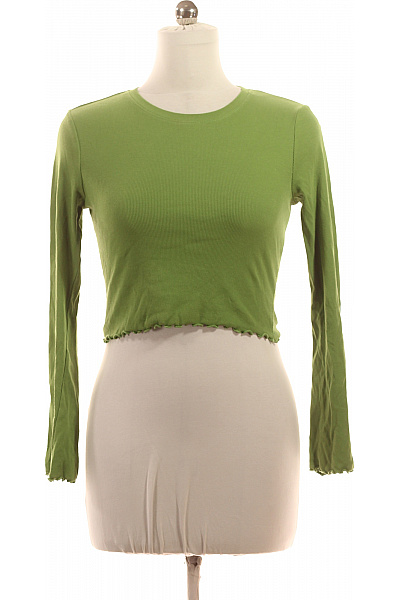 Dámské Top Zelený Second hand Vel. M | Unimoda | obrázek 2