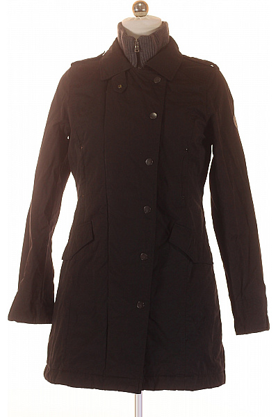 Marc O´Polo Dámská černá polyesterová přechodová bunda dlouhá stylová bez kapuce Velikost 38 | Marc O´Polo | obrázek 2