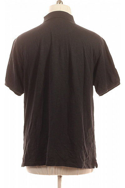 Scotch & Soda Pánské černé polo tričko s krátkým rukávem jednobarevné basic Vel. XL | Scotch & Soda | obrázek 2