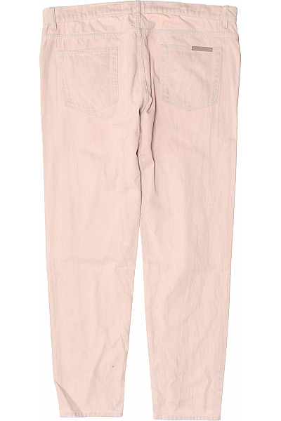 D&G Dámské rovné džíny světle růžové s kapsami klasické Velikost 56 | D&G | obrázek 2